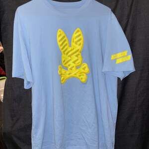 Psycho Bunny Pisani Bunny Graphic Tee Black